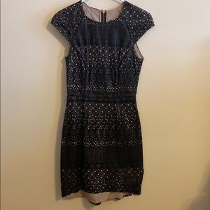 Dolce vita leather laser cut dress, size XS